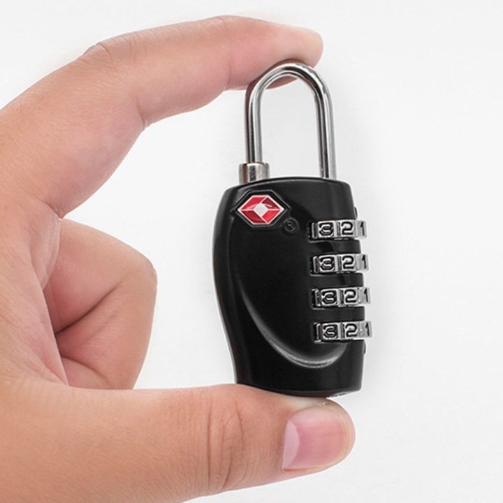 กุญแจล็อคที่มีรหัสผ่านกันขโมยมี4หน้ารหัสกระเป๋าเดินทางล็อครหัสศุลกากรได้รับความนิยม
