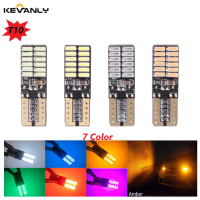 【คุณภาพสูง】หลอดไฟท้ายรถยนต์ led T10 W5W 4014 24SMD 1 ชิ้น