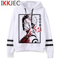 Jujutsu Kaisen เสื้อฮู้ดผู้หญิง,เสื้อกันหนาวพิมพ์ลายฮาราจูกุขนาดใหญ่ฮิปฮอปฮิปฮอปฮาราจูกุ