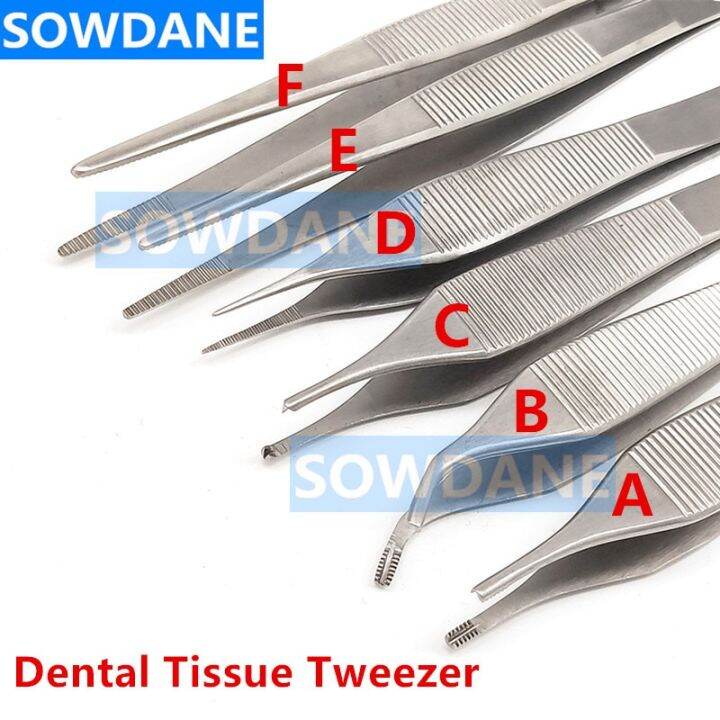 Dental Surgical Tissue Tweezer Set Dental Forcep Extraction Hemostat