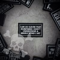 ตัวรีดติดเสื้อ I Am So Clever ออกแบบเอง ShortChange Culture - 8cm(L) x 5cm(W)