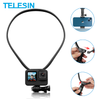 TELESIN สายคล้องคอสำหรับ GoPro Hero 10 9 8 7 6 5 4 3 + 3 Insta360 Osmo,สมาร์ทโฟน Xiaomi Yi 4K SJCAM EKEN ถือได้