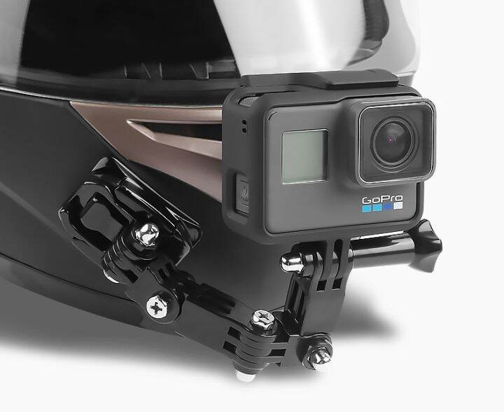 ฐานปรับได้ติดคางหมวกกันน็อคสำหรับ-gopro-hero-9-10-11เหมาะสำหรับ-xiaomi-yi-4k-sjcam-dji-osmo-อุปกรณ์กล้องแอคชั่นแคมเมรา