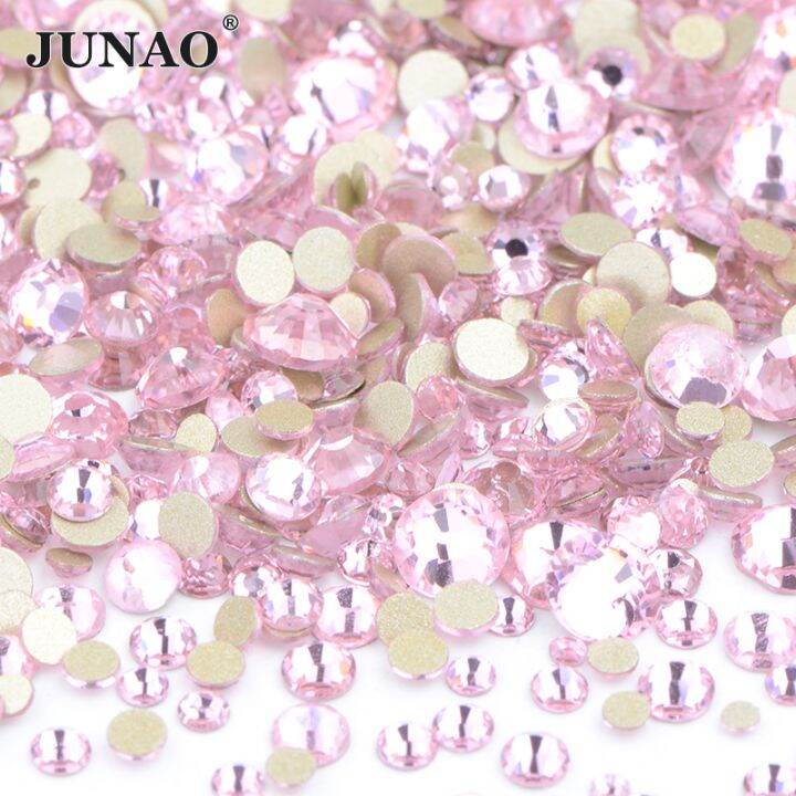 junao-1400pcs-mix-size-mix-ab-color-glass-rhinestone-kit-flatback-crystal-diamond-gems-non-hot-fix-strass-nail-art-decoration