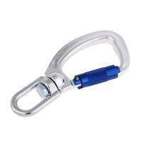 （AT）23KN DAluminum AlloyLocking OutdoorClimbing Carabiner พร้อม EyeCertified หมุน