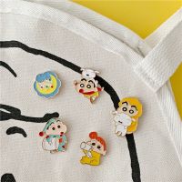 Crayon Shin-chan 짱구 Anime Brooch Enamel Pins Cosplay Badge Backpack Cloth Denim Lapel Pin Jewelry Gift Comic Related Products