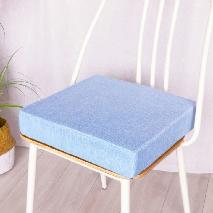imitation-cotto-linen-cushion-thicken-sponge-mat-simple-solid-color-seat-cushion-chair-back-cushion-dual-use-soft-protect-hips