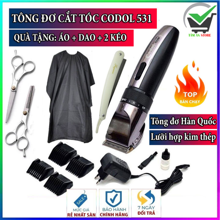 Tông đơ Codol 531 là lựa chọn hoàn hảo dành cho những người muốn được tự tay cắt tóc một cách chuyên nghiệp. Đừng bỏ qua hình ảnh của sản phẩm này vì đó là cơ hội để bạn có được kiểu tóc ưa thích của mình.