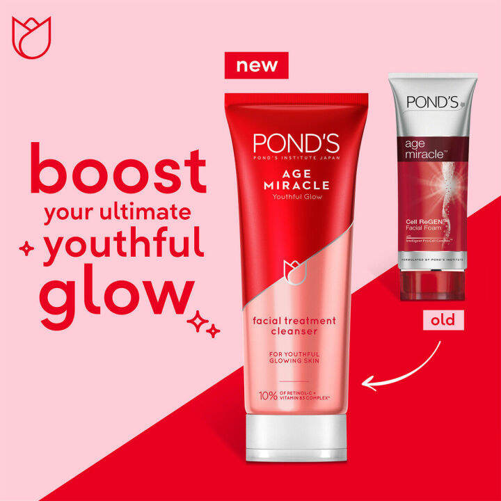 ponds-age-miracle-100-g-พอนด์-เอจ-มิราเคิลโฟมล้างหน้า-100-กรัม