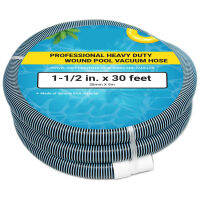 Pool Supply 1-12" x 30 Foot 36 Feet40 Feet Professional Heavy Duty Wound Swimming Pool Vacuum Hose with Swivel Cuff