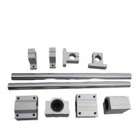 M8 M10 M12 M16 Optical Axis Guide Rail Set SCS8UU Block Sk8 Bracket Motion Bearing High Precision Slider Table Saw Woodworking Furniture Protectors Re