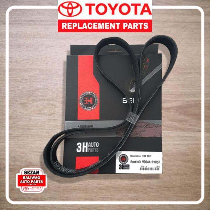 3H DRIVE BELT FAN BELT ALTERNATOR BELT INNOVA FORTUNER HILUX 20152020