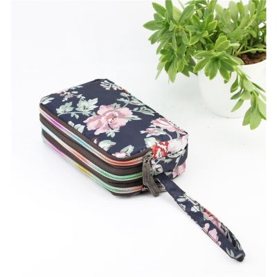 Korean 3 Layer Wallet Phone Bag Ladies Purse Zip Purses Clutch Bag Women