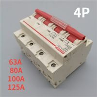 4p Dz47-125 Air Switch Protector 1p Household Vacuum Circuit Breaker Air Switch C45 63A 80A 100A 125A