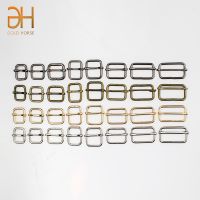 10 Buah DIY Logam Tugas Berat Carabiner Bahu Tas Kulit Tali Sabuk Persegi Panjang Menyesuaikan Tri-glide Pin Gesper Slider Loop D Cincin