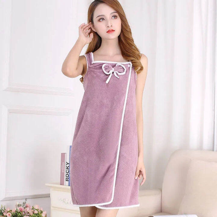 plus-size-40-100kg-wearable-bathrobes-for-women-microfiber-soft-absorbent-bath-towel-household-bathroom-sauna-quick-dry-towels