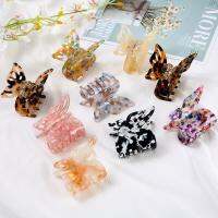 【YF】✕  Colourful Fashion Hollow Out Acetate Hair Claws Accessories Crescent Ponytail Acetic Claw