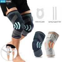 Sports Knee Pads Support Bandage Braces Elastic Nylon Sport Mens Compression Knee Sleeve for Basketball Fitness Sport