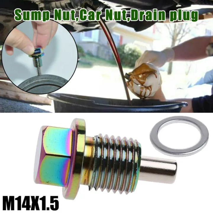 M14x1.5 Tone Engine Oil Pan Drain Plug Bolt Screw For Car Auto