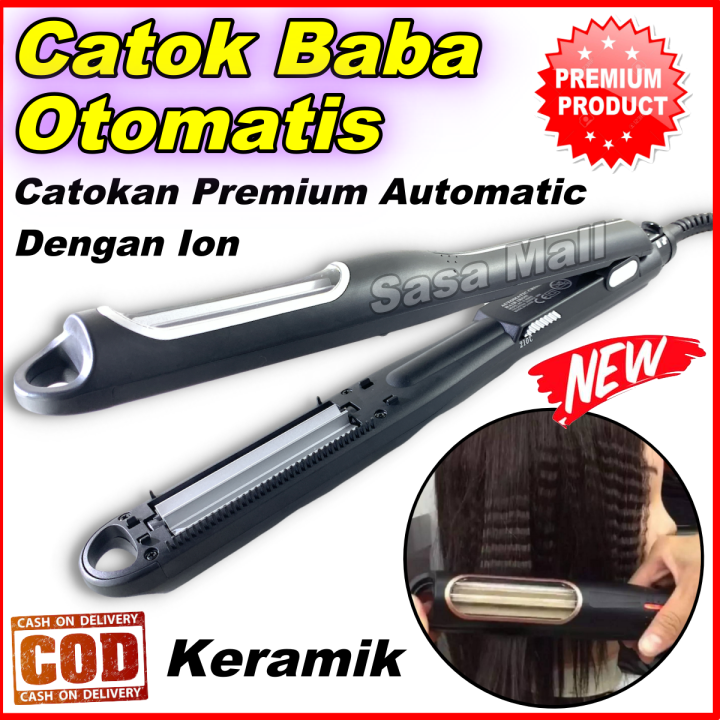 [COD] Catokan Baba Premium Otomatis Amara Original Catok Zig Zag