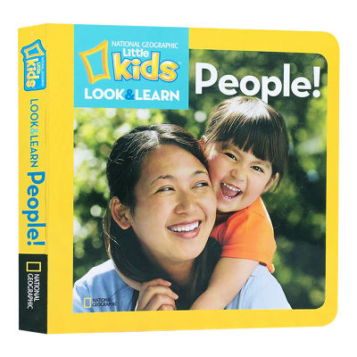 National Geographic look and learn series human English original National Geographic Children look and learn people children explore the World Encyclopedia English book