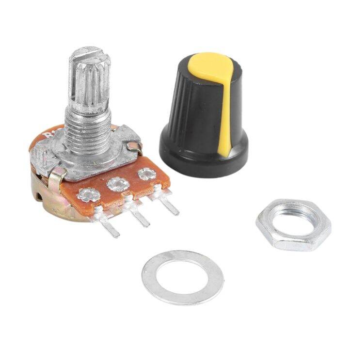 25 Piece 100K Ohm 3 Terminals Linear Taper Rotary Audio B Type