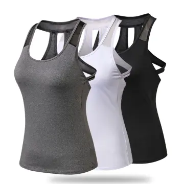 Women Yoga Vest T-shirt Hollow Back Sports Fitness Tank Top Yoga