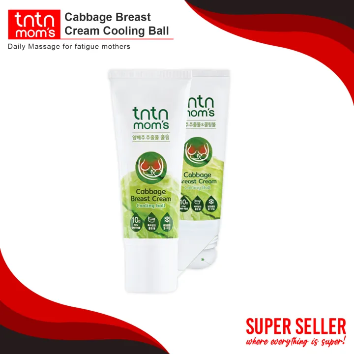 TNTN MOM'S Cabbage Breast Cream Cooling Ball 100ml Calming Relief for