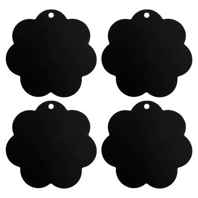 4 Pc Electric Induction Hob Protector Mat 25cm Anti-Slip Mat Silicone Cooktop Scratch Protector Cover Heat Insulated Mat