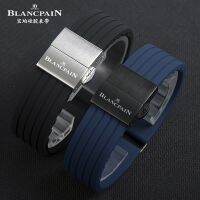 นาฬิกา Blancpain พร้อมสายยางที่ปรับให้เข้ากับข้างขึ้นข้างแรม 6654/6651 Fifty 50 Search Sports สายซิลิโคน 23 มม.