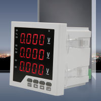 LED Digital Display ขนาดมาตรฐาน DTM-AV96 LED ที่ตั้งโปรแกรมได้ LED Display Voltage Meter สำหรับการตั้งค่าอัตราส่วนความแม่นยำในการวัด