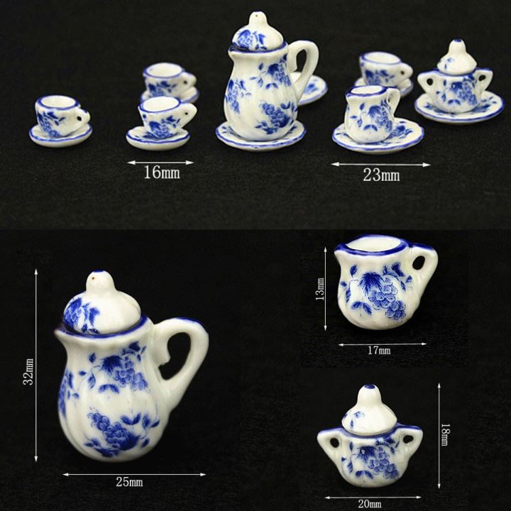 hot-rokomari-fashion-house-จานถ้วยชุดกาน้ำชาเซรามิกลายดอกไม้สีฟ้าสำหรับใช้เป็นของขวัญของเล่นตกแต่งบ้านตุ๊กตาบ้านตุ๊กตา1-12