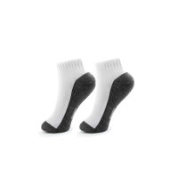 ถุงเท้า SOCKSY 6 คู่ ถุงเท้าข้อสั้น ฟรีไซส์ สีขาวพื้นเทา