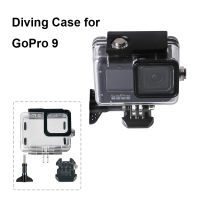 สำหรับ Gopro ฮีโร่1011 45เมตรดำน้ำกรณีที่อยู่อาศัยกรณีเปลือกกันน้ำใต้น้ำที่ครอบการกระทำอุปกรณ์เสริมสำหรับกล้อง