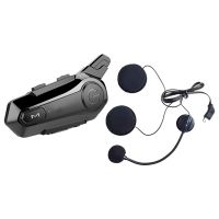 Motorcycle Helmet Bluetooth Headset BT5.0 Intercom Interconnection Outdoor Riding with Microphone Speaker