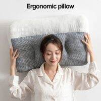 Super Ergonomic Pillow Ergonomic Neck Head Support Protect Pain Relief Spine Orthopedic Sleep Position Cervical Contour Pillow Pillows  Bolsters