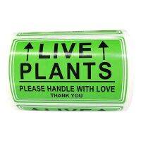 2 X 3 Inch Live Plants Shipping Lable Green Plants Please Handle with Love Stickers Fragile Label for Shipping Warehouse Pallet Stickers  Labels