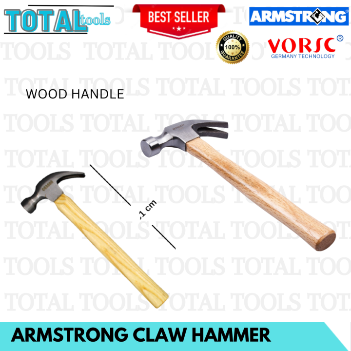 Total Tools Hardware ARMSTRONG WOOD CLAW HAMMER Lazada PH