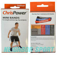 ยางยืดออกกำลังกาย CHRISPOWER MINI BANDS 101888