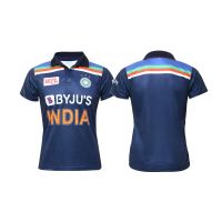 เสื้อผ้าบาสเกตบอลคุณภาพสูง 2021 the Indian Cricket team polo shirt Indian national team Cricket Kit