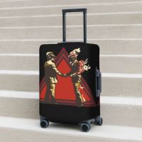 Daft Punk Suitcase Cover Flight punk vintage robot space future Practical Luggage Case Cruise Trip Protection