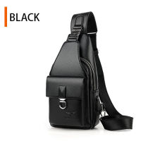 JackKevin Men Shoulder Bag Theftproof Lock Messenger Bags PU Leather Chest Bag Crossbody Male Charging Handbag Men Sling Pack