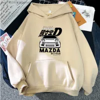 Hoodie Awal D Untuk Mazda Rx-7 Fc3S Hoodie Cetak Mode Kaus Grafis Keren Lengan Panjang Pria Harajuku Anime Y2K Sudadera Size Xxs-4Xl