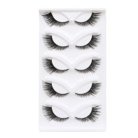 Hot Cat Eye Lashes Winged End Eye Long Eyelashes Faux Mink Eyelashes Fake Fox Eye Lashes Soft Natural Long Makeup Lashes Cils