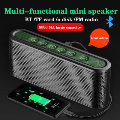 Wireless Bluetooth Speakers Portable Double Bass Speakers FM radio Touch Button Loudspeakers Hands-free Call Support TF Card Wireless and Bluetooth Sp