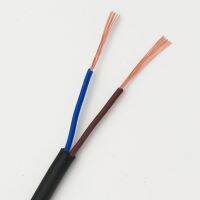 28 AWG RVV 2/3/4/5/6/8แกนทองแดงขดลวดตัวนำไฟฟ้า RVV เคเบิลสีดำอ่อนปลอกหุ้มลวด