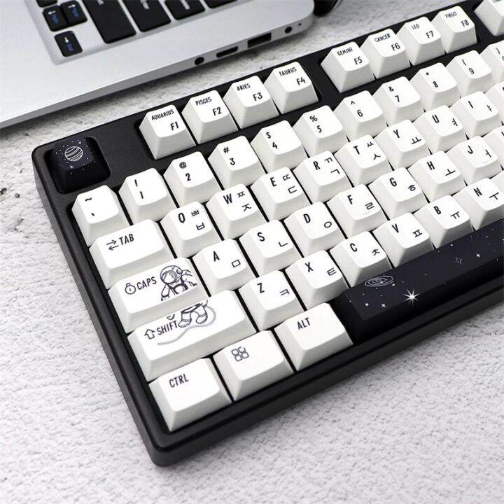 Astronaut 5.0 Theme PBT Keycaps Gaming Mechanical Keyboard 134 Keys ...