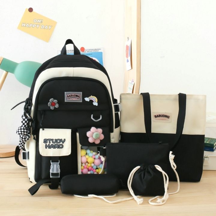 cc-4-pcs-set-laptop-canvas-school-teenage-kawaii-college-student-kids-book-rucksack-2023