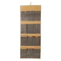 ?เกรดโรงแรม!! ช่องแขวน 12ช่อง SCOTCH ที่แขวนและถุงจัดเก็บ HANGING ORGANIZER PIXEL SCOTCH 12-POCKET