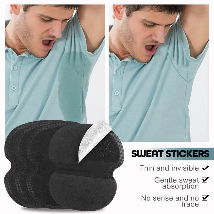 10Pcs Black Disposable Underarm Shirt Antiperspirant Protection from